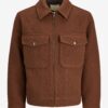 Jack & Jones Baxter Wool Brown Jacket - Men