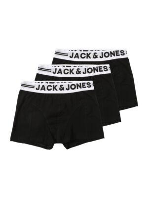 Jack & Jones Junior Alsónadrág  fekete / fehér-hu
