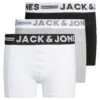 Jack & Jones Junior Alsónadrág  szürke melír / fekete / fehér