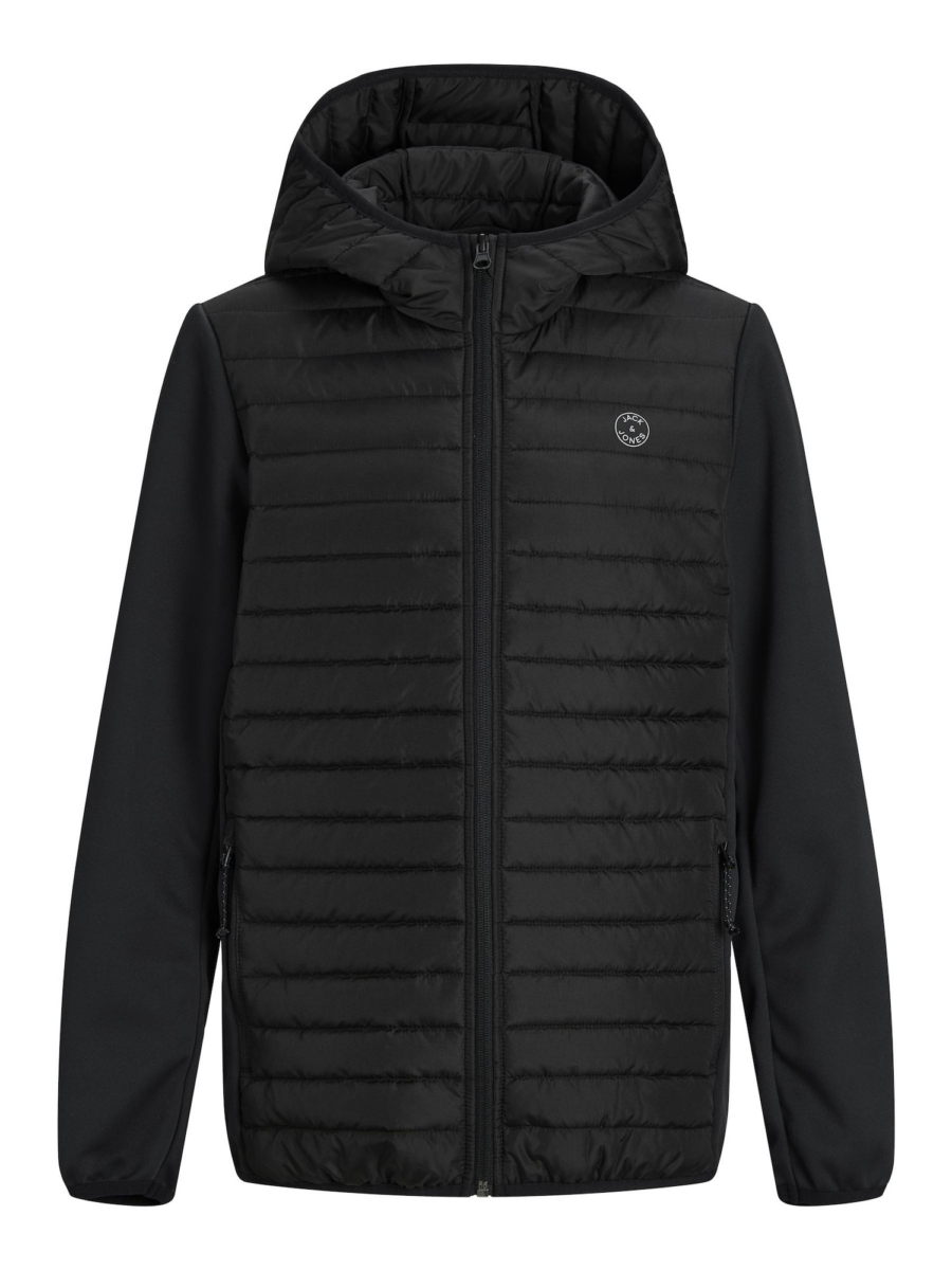 Jack & Jones Junior Átmeneti dzseki 'JJEMulti'  szürke / fekete-Hungary