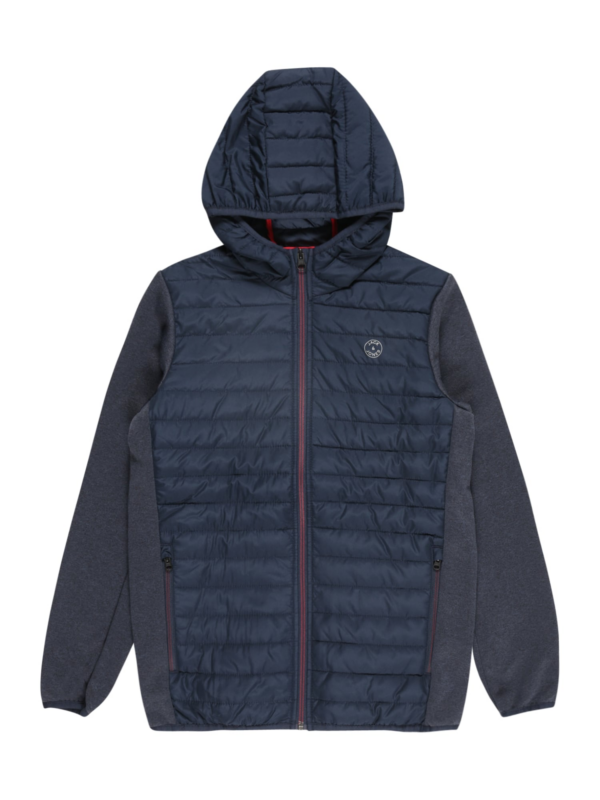 Jack & Jones Junior Átmeneti dzseki 'JJEMulti'  tengerészkék / piros / fehér-Hungary