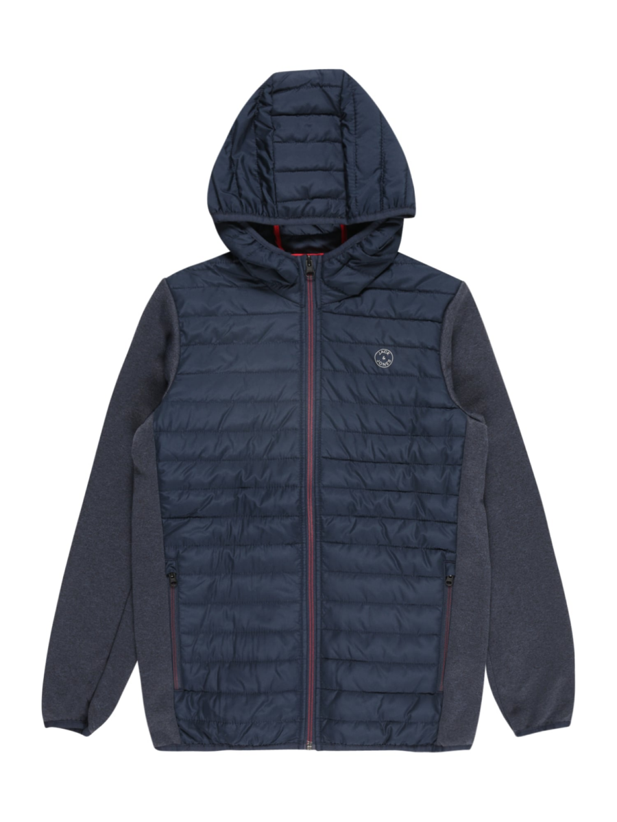 Jack & Jones Junior Átmeneti dzseki 'JJEMulti'  tengerészkék / piros / fehér-Hungary
