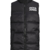 Jack & Jones Junior Mellény  fekete / fehér-Ár