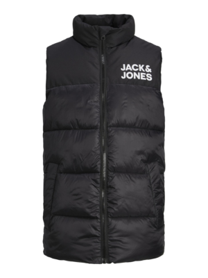 Jack & Jones Junior Mellény  fekete / fehér-Ár