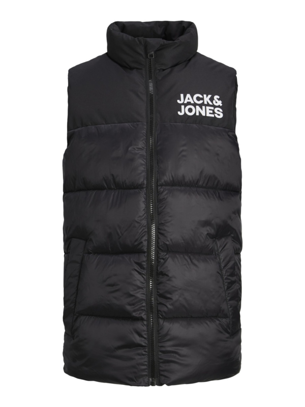 Jack & Jones Junior Mellény  fekete / fehér-Ár