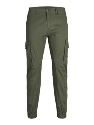 Jack & Jones Junior Nadrág 'JJIPaul JJFlake'  olíva