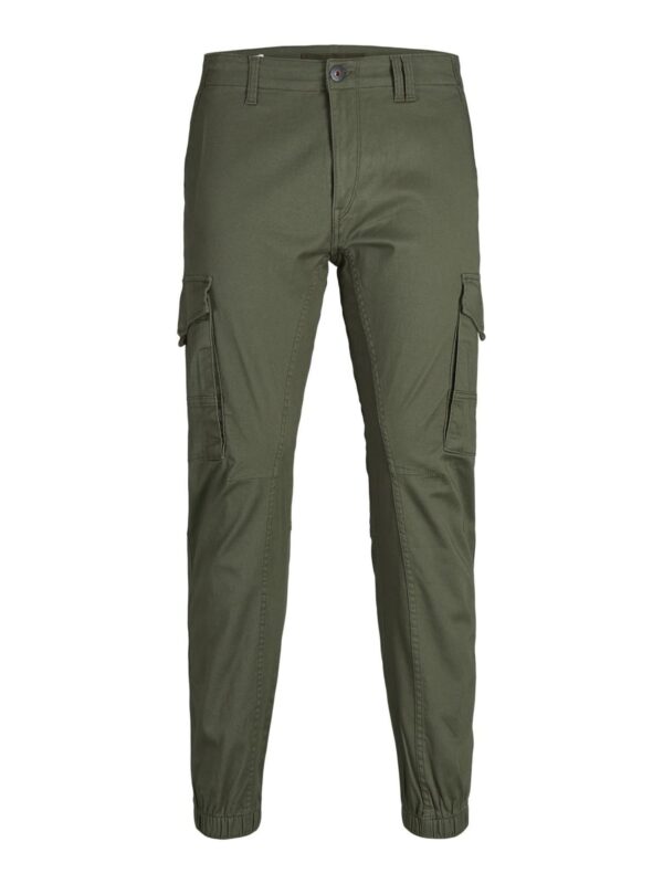 Jack & Jones Junior Nadrág 'JJIPaul JJFlake'  olíva