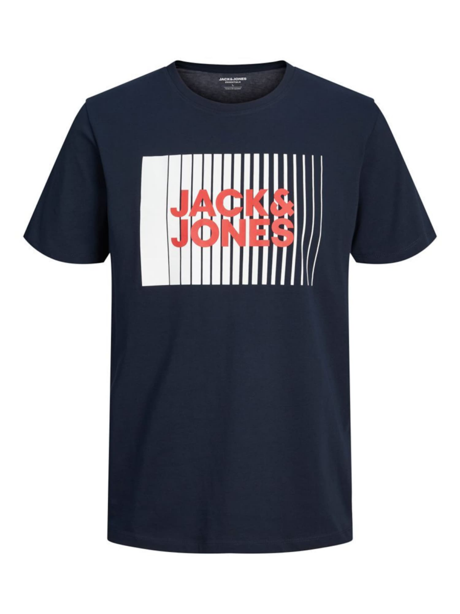 Jack & Jones Junior Póló  kék / narancs / fehér-Ár