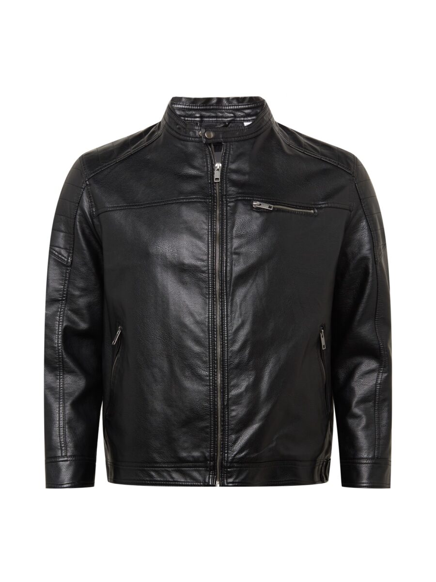 Jack & Jones Plus Átmeneti dzseki 'Rocky'  fekete-hu