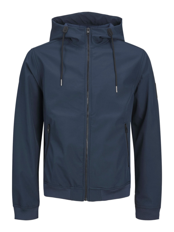 Jack & Jones Plus Átmeneti dzseki  tengerészkék / fekete / fehér-Ár