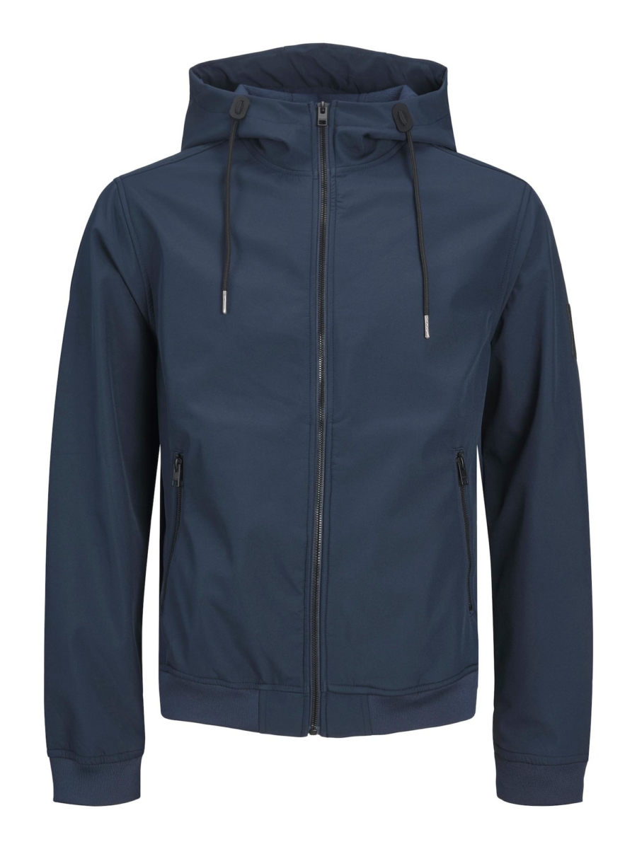 Jack & Jones Plus Átmeneti dzseki  tengerészkék / fekete / fehér-Ár