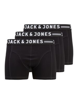 Jack & Jones Plus Boxeralsók 'Sense'  fekete / fehér-hu