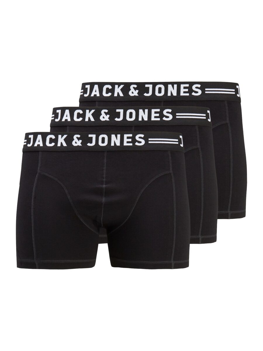 Jack & Jones Plus Boxeralsók 'Sense'  fekete / fehér-hu