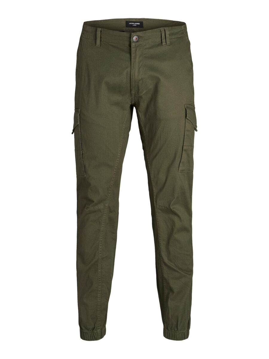 Jack & Jones Plus Cargo nadrágok 'Paul'  sötétzöld-hu