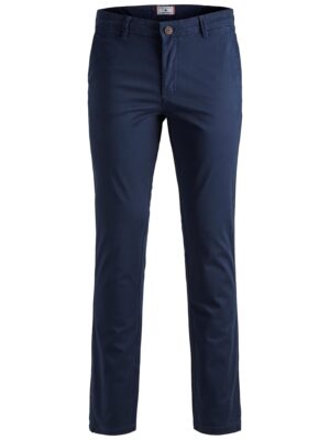 Jack & Jones Plus Chino nadrág 'JJIMARCO'  tengerészkék / barna-hu