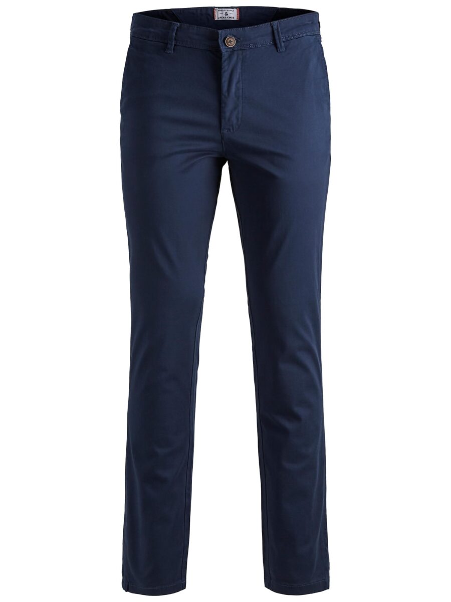 Jack & Jones Plus Chino nadrág 'JJIMARCO'  tengerészkék / barna-hu