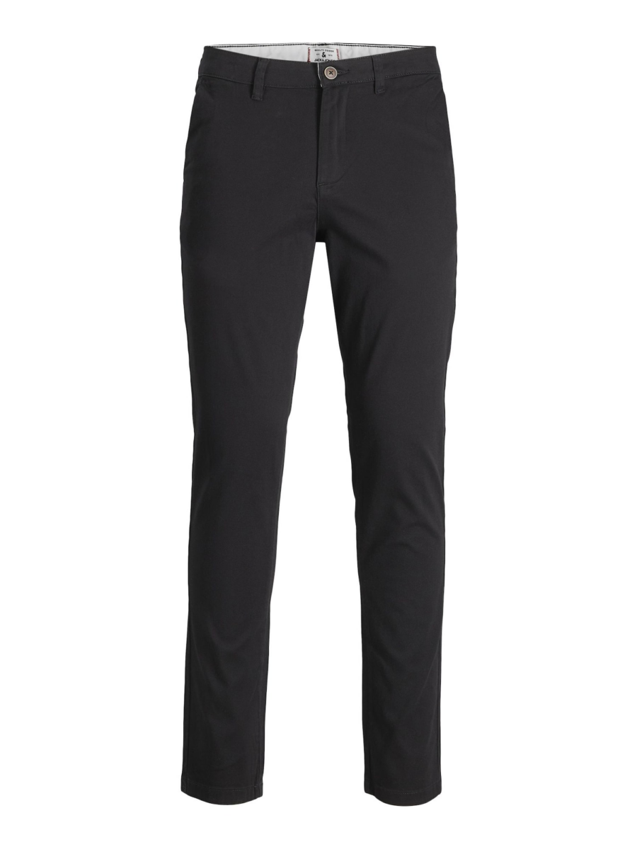 Jack & Jones Plus Chino nadrág 'JPSTMarco JJDave'  fekete / fehér-Ár