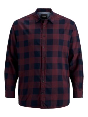 Jack & Jones Plus Ing 'JJEGINGHAM'  lila / fekete-hu