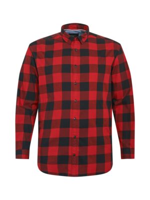 Jack & Jones Plus Ing 'JJEGINGHAM' '  piros / fekete-hu
