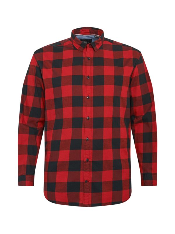 Jack & Jones Plus Ing 'JJEGINGHAM' '  piros / fekete-hu