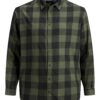Jack & Jones Plus Ing 'JJEGINGHAM'  szürke / sötétzöld-hu