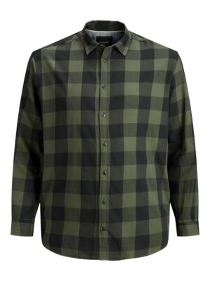 Jack & Jones Plus Ing 'JJEGINGHAM'  szürke / sötétzöld-hu
