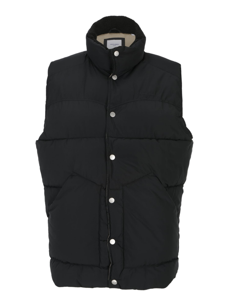 Jack & Jones Plus Mellény 'LAKEWOOD'  fekete-Ár