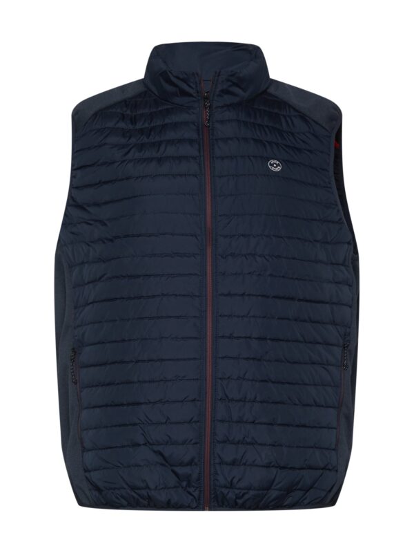 Jack & Jones Plus Mellény  tengerészkék / világosszürke-hu