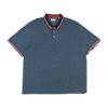 Jack & Jones Plus Póló 'JJEPAULOS'  kék melír / piros-hu