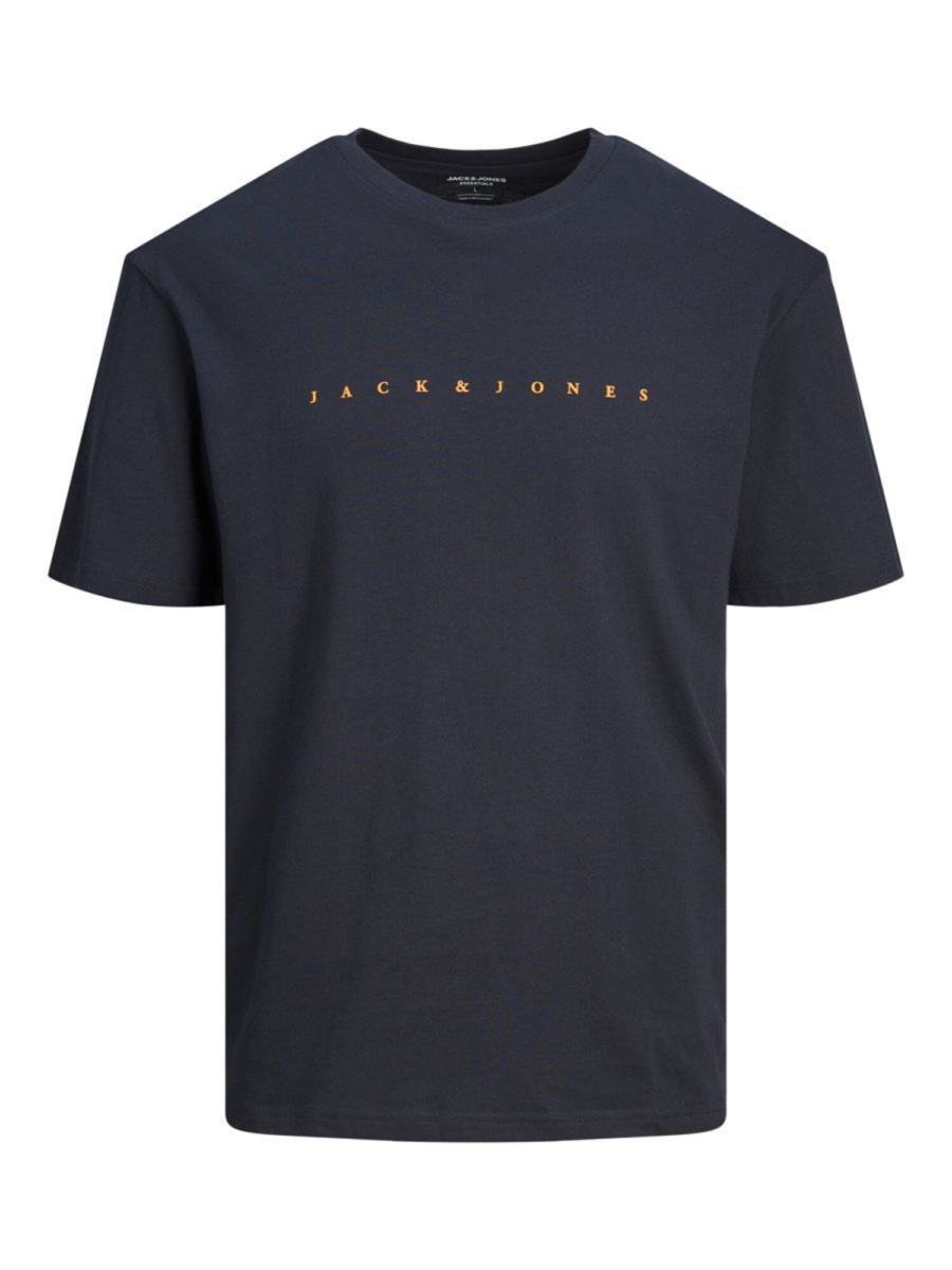 Jack & Jones Plus Póló 'JJESTAR'  éjkék / narancs-Ár