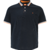 Jack & Jones Plus Póló 'Paulos'  tengerészkék / narancs / piszkosfehér-Ár