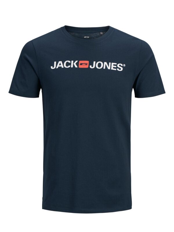 Jack & Jones Plus Póló  tengerészkék / dinnye / fehér-hu