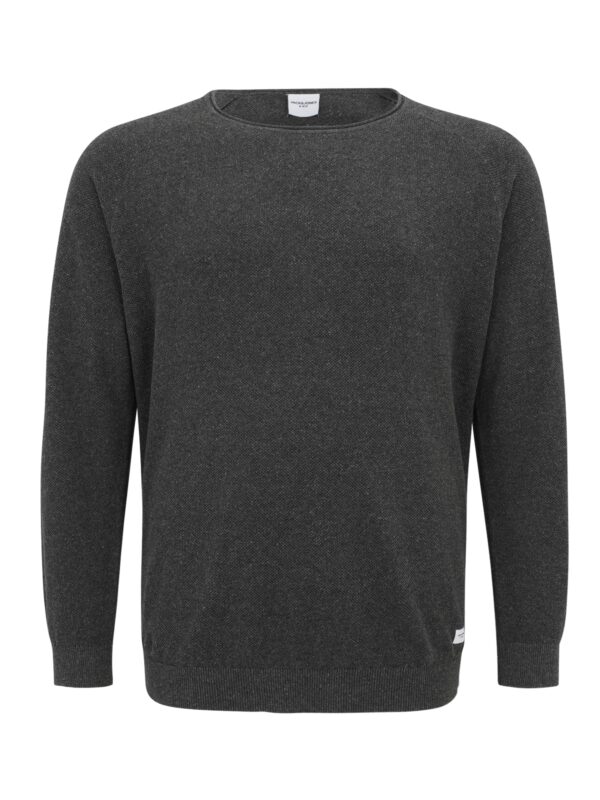 Jack & Jones Plus Pulóver 'JJEHILL'  sötétszürke-hu