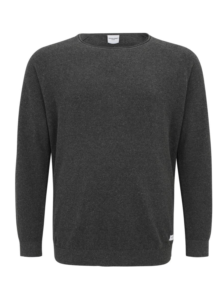 Jack & Jones Plus Pulóver 'JJEHILL'  sötétszürke-hu