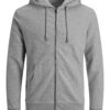 Jack & Jones Plus Tréning dzseki  szürke melír-hu