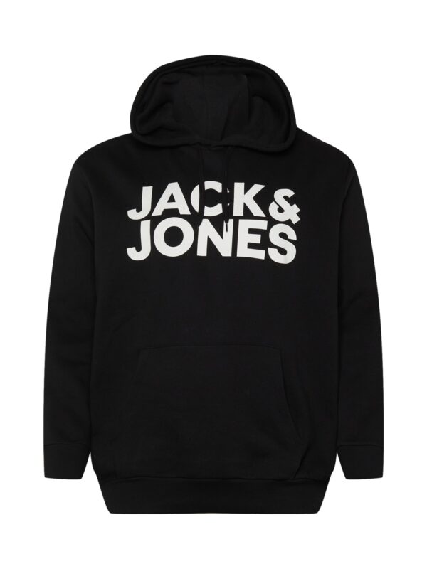 Jack & Jones Plus Tréning póló 'Ecorp'  fekete / fehér-hu