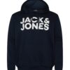 Jack & Jones Plus Tréning póló 'Ecorp'  sötétkék / fehér-hu