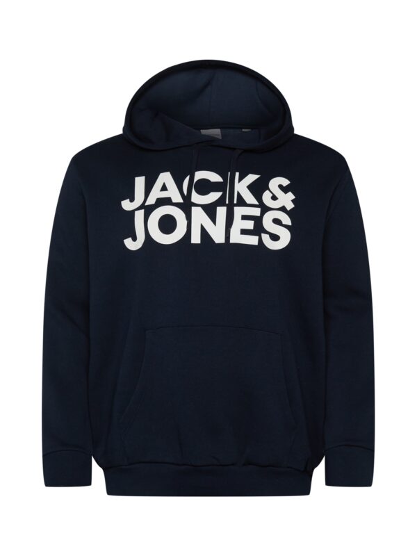 Jack & Jones Plus Tréning póló 'Ecorp'  sötétkék / fehér-hu