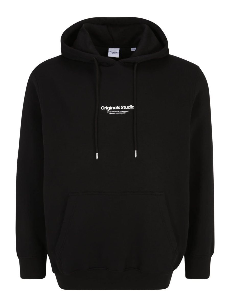 Jack & Jones Plus Tréning póló 'JORVesterbro'  fekete / fehér-Ár