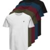 Jack & Jones Premium Póló 'Brody'  tengerészkék / khaki / borvörös / fekete / fehér-hu