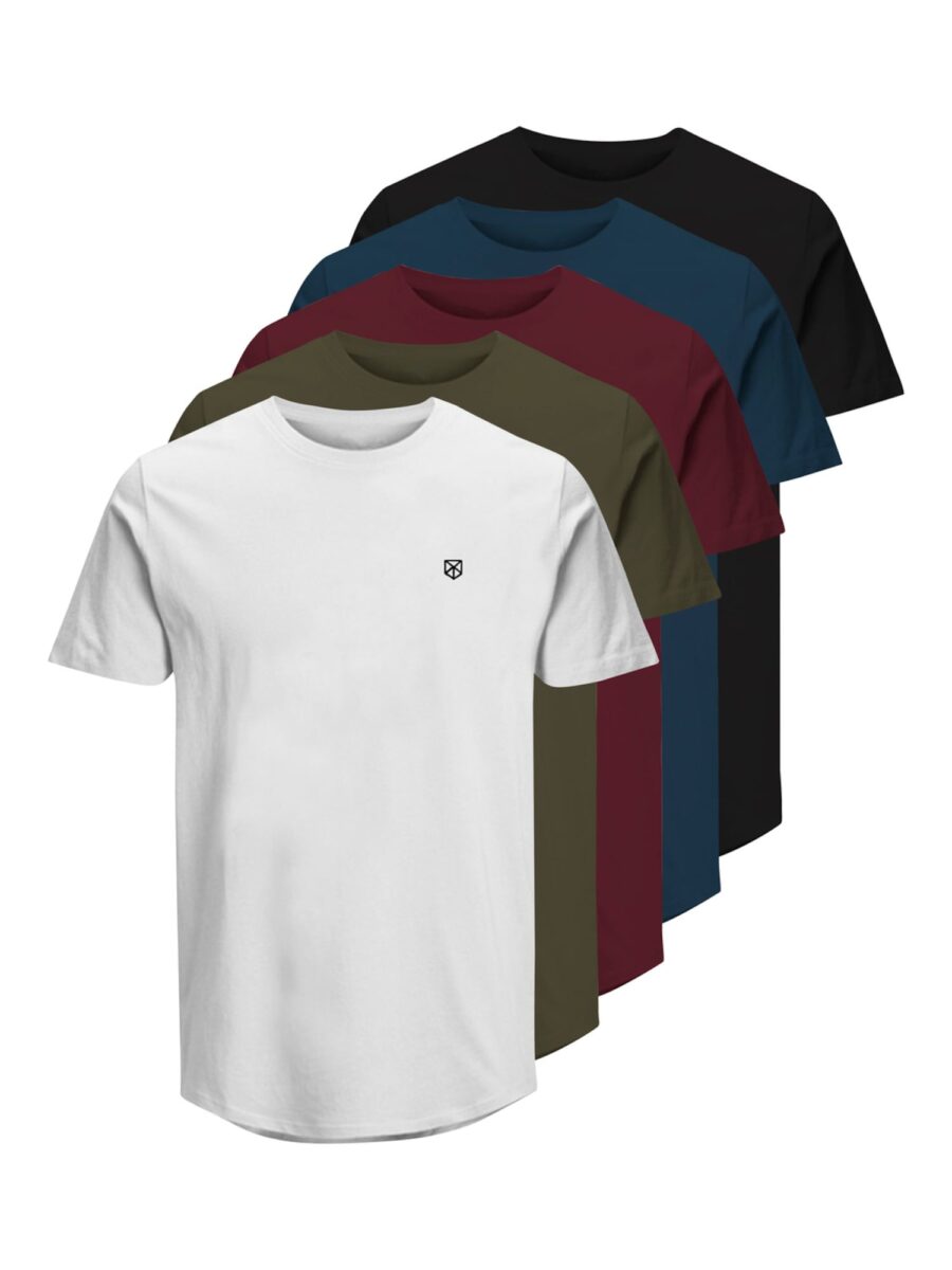 Jack & Jones Premium Póló 'Brody'  tengerészkék / khaki / borvörös / fekete / fehér-hu