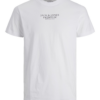Jack & Jones Premium Póló 'JPRBLUArchie'  fekete / fehér-Hungary
