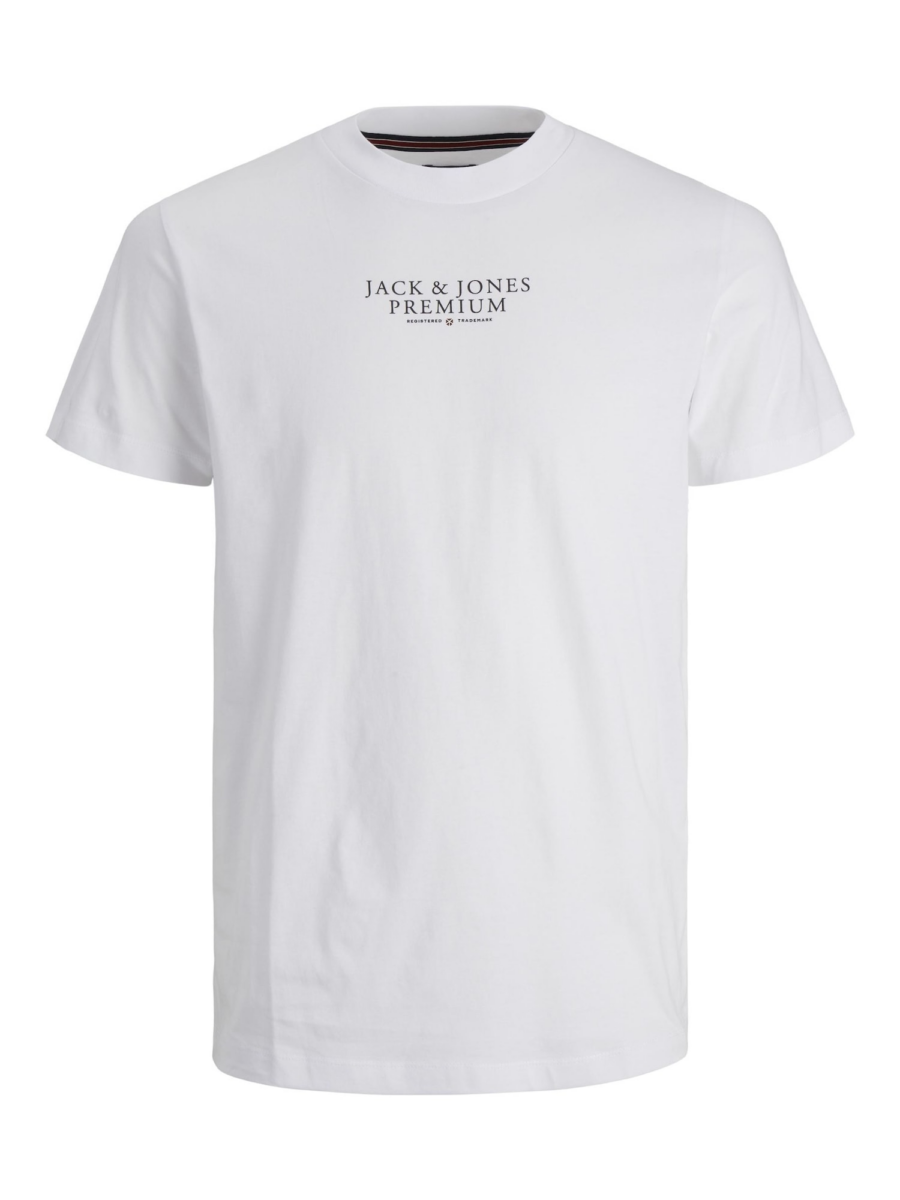 Jack & Jones Premium Póló 'JPRBLUArchie'  fekete / fehér-Hungary