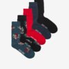 Jack & Jones Set of five pairs of men's socks in black