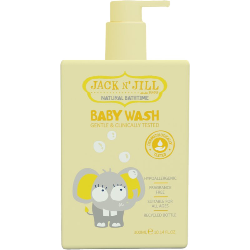 Jack N’ Jill Natural Bathtime Baby Wash gyengéd tusfürdő gél újszülötteknek 300 ml-Ár