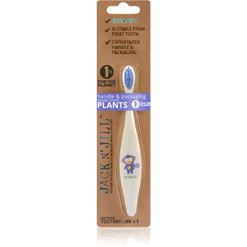 Jack N’ Jill Toothbrush fogkefe gyermekeknek Monkey 1 db-Ár