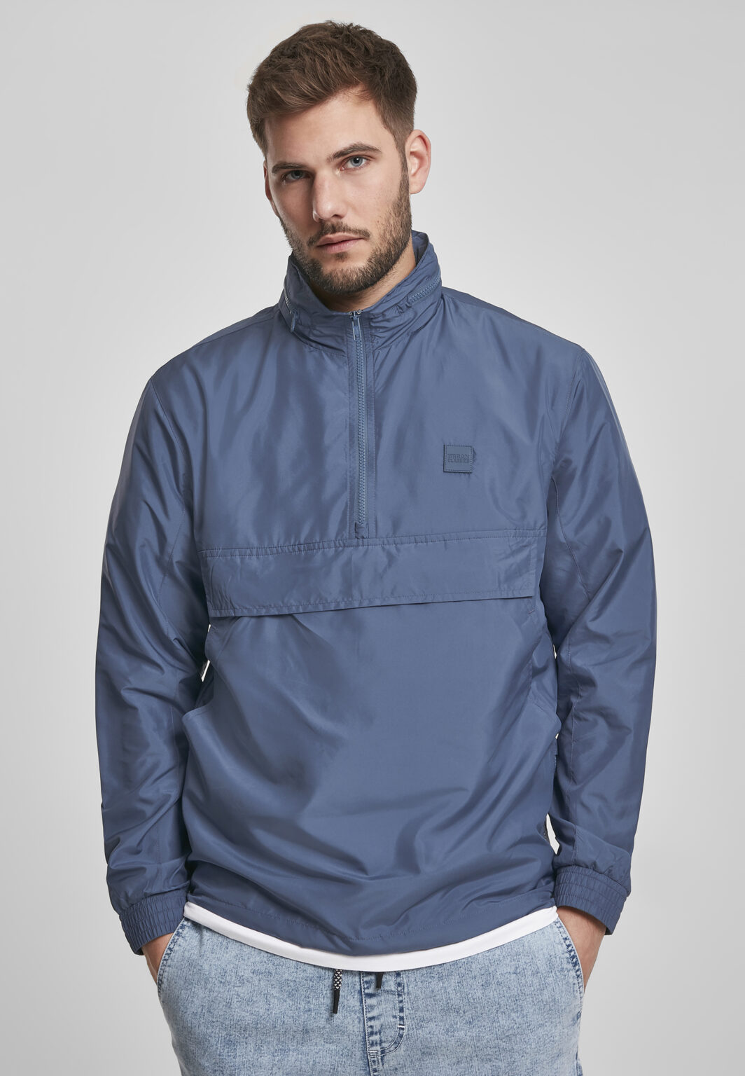 Jacket with concealed hood