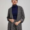 Jacket with rolled up sleeves