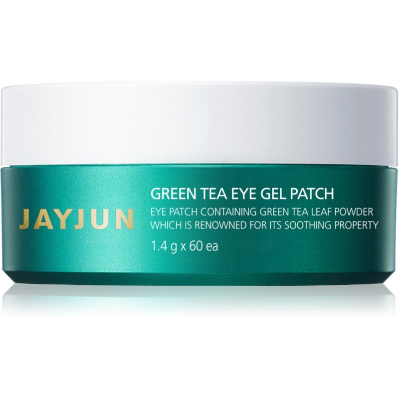 Jayjun Eye Gel Patch Green Tea hidrogél maszk a szem körül élénk és hidratált bőr 60x1
