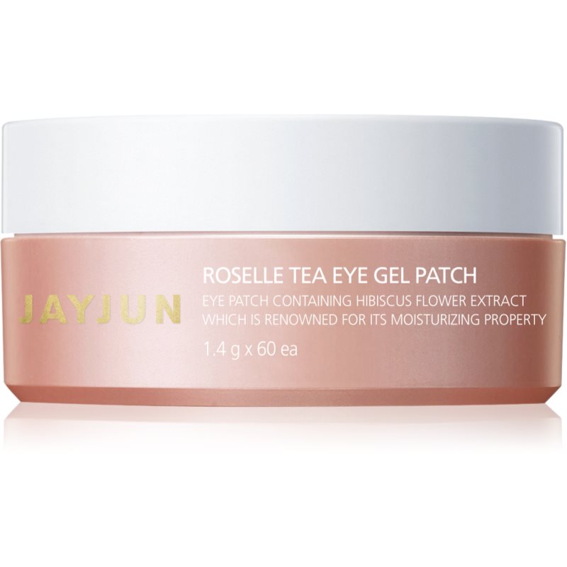 Jayjun Eye Gel Patch Roselle Tea hidrogél maszk a szem körül a duzzanatokra és a sötét karikákra 60x1